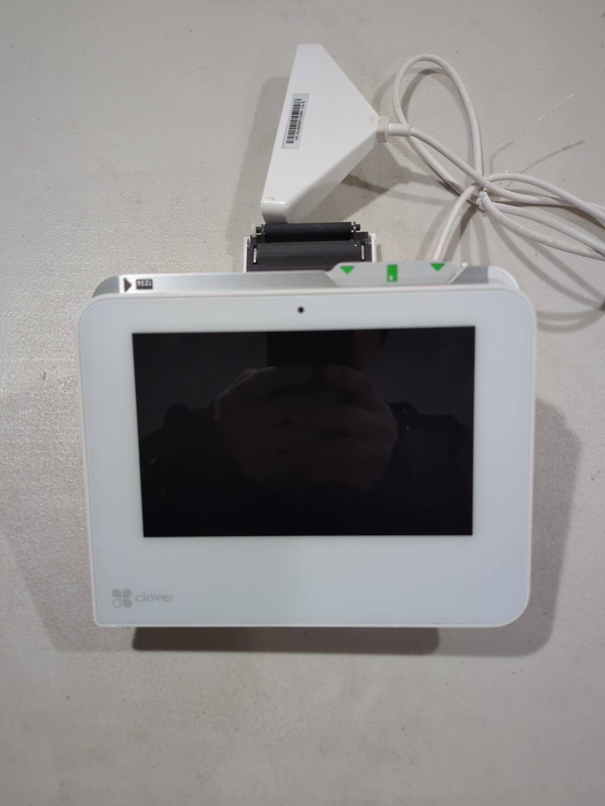 Clover Mini Station POS C301 Touchscreen Display Credit C Reader Password Locked