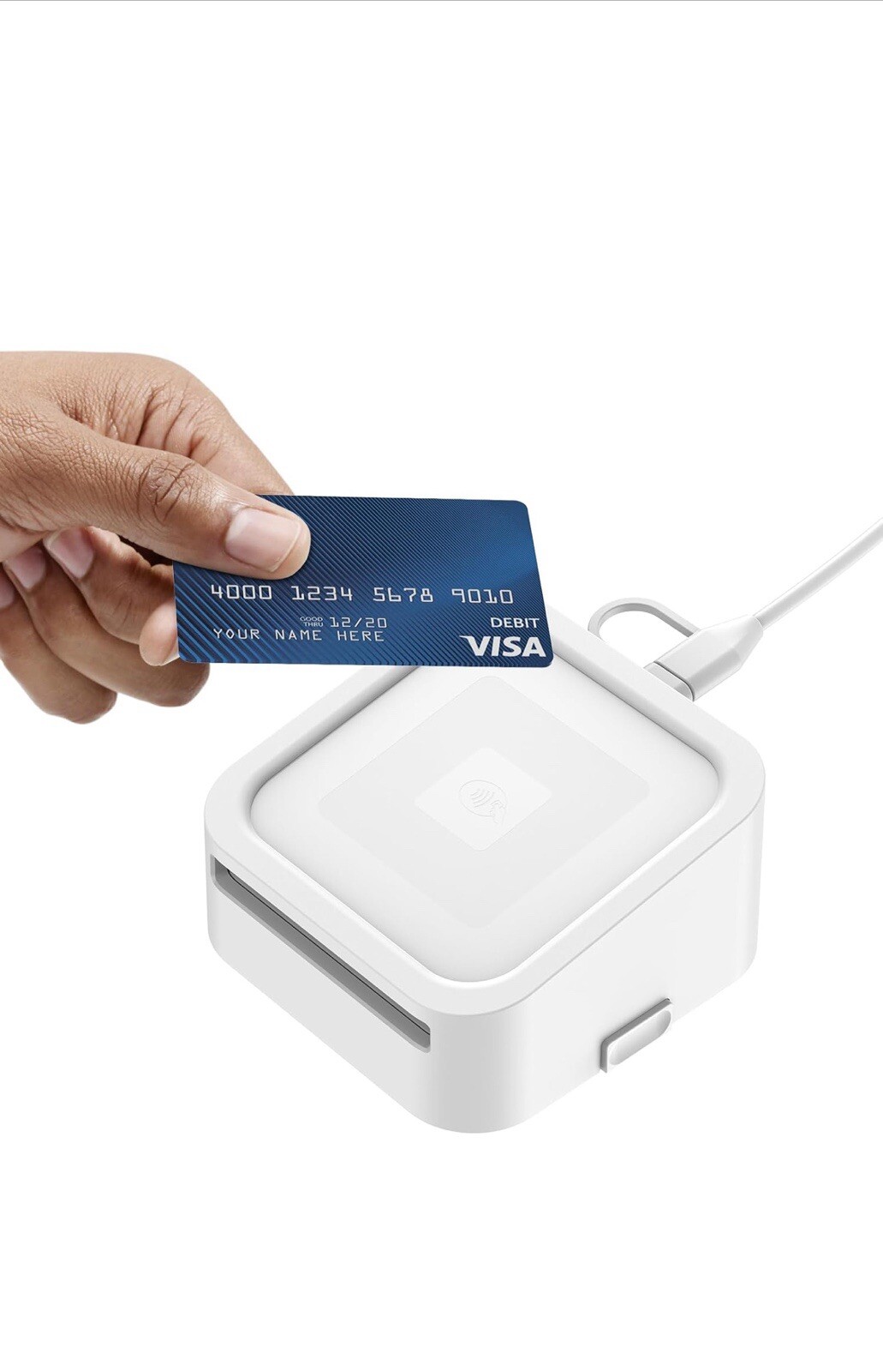 Credit Card Dock for Square Reader 1st and 2nd, Beautiful and Compact Case