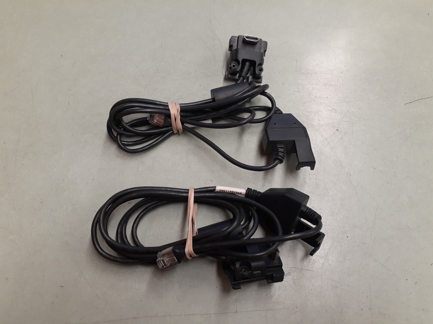 (2) Ethernet Cable Connection for a POS Devices 6.6 ft Black 296114829AD