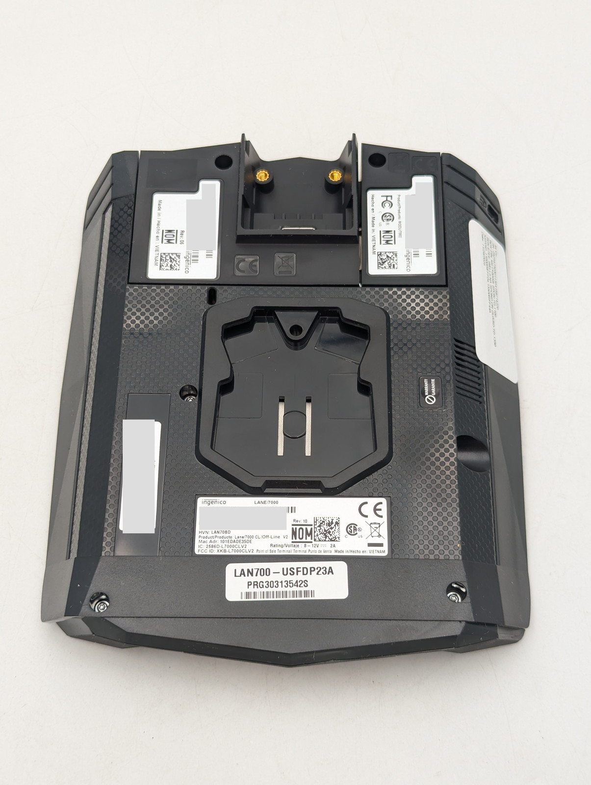 Ingenico Lane/7000 Credit Card Payment Terminal (LAN700-USFDP23A) | Black