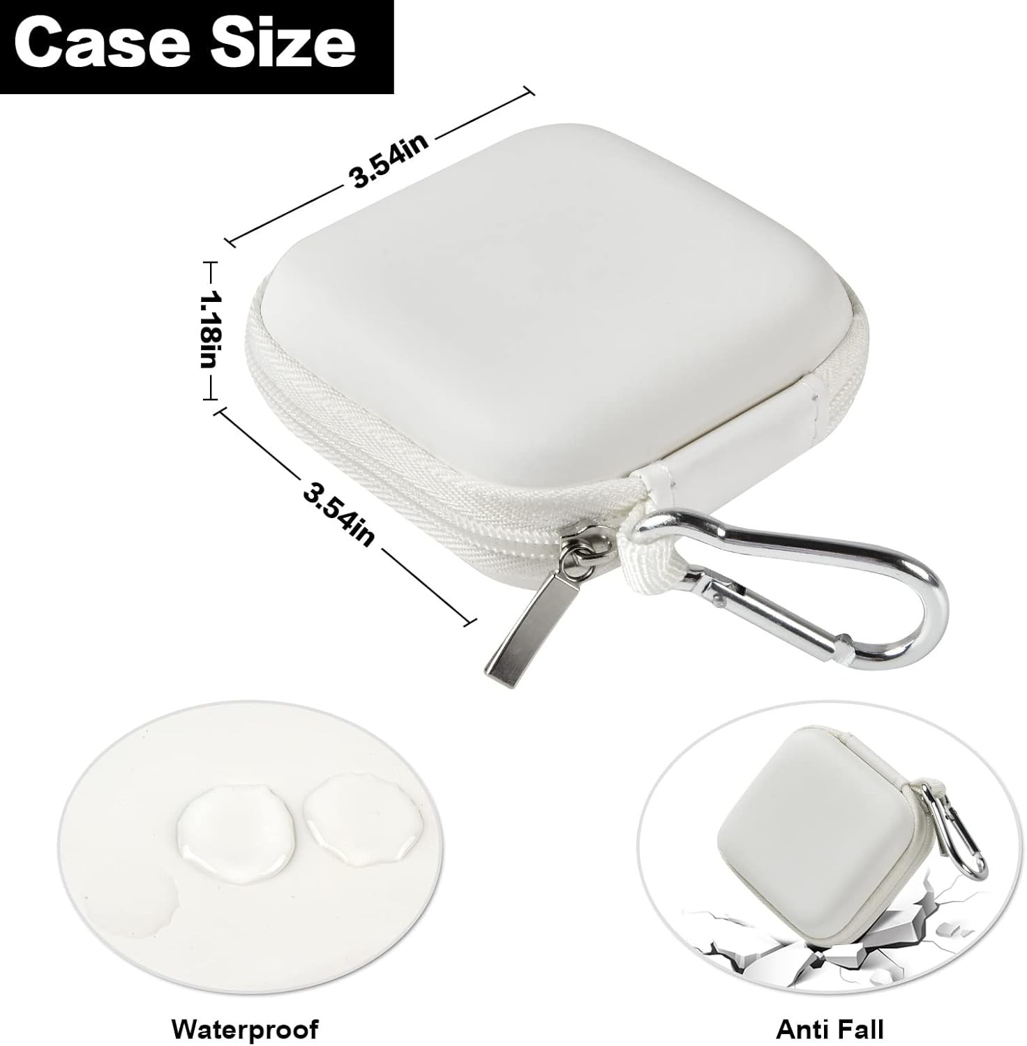 Chip Card Reader Scanner Case Hard Carrying Bag Holder Fits Square EMV