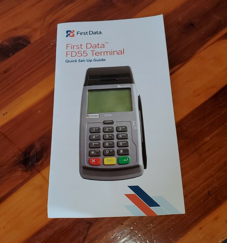 First Data FD130 FD55 VeniPhone EMV NFC Dial/IP Credit Debit Card Machine Bundle