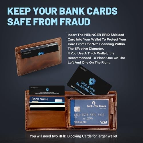 12PCS RFID Blocking Cards Premium Contactless NFC Debit Credit Card Passport …