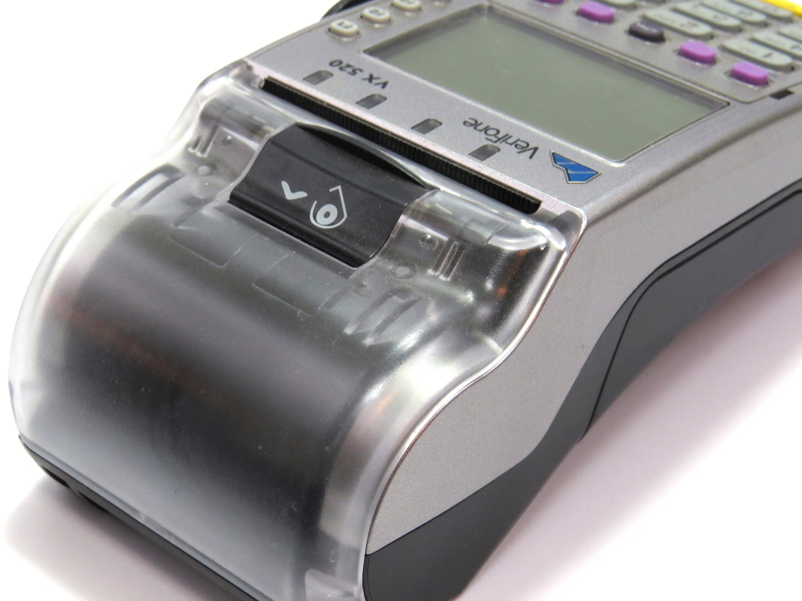 Verifone VX520 POS Credit Card Machine, LCD Screen, UNTESTED for Parts/Repair