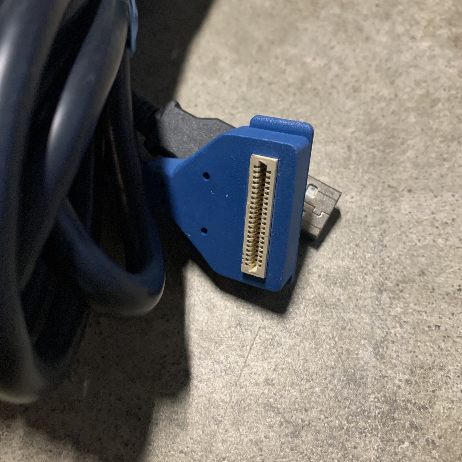 Orig Verifone Blue Mx USB Cable P/N 23741-02-R – Mx850 Mx860 Mx870 Mx915 Mx925