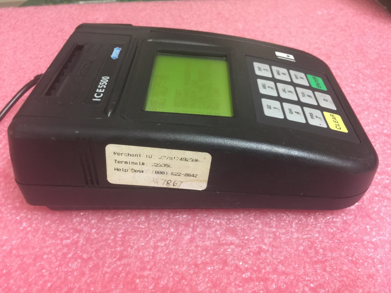 Hypercom ICE5500 POS Transaction Terminal