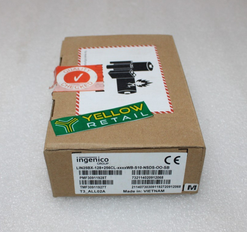 INGENICO LINK/2500 PORTABLE PAYMENT TERMINAL PMF30911928T LIN25BX-128+256CL