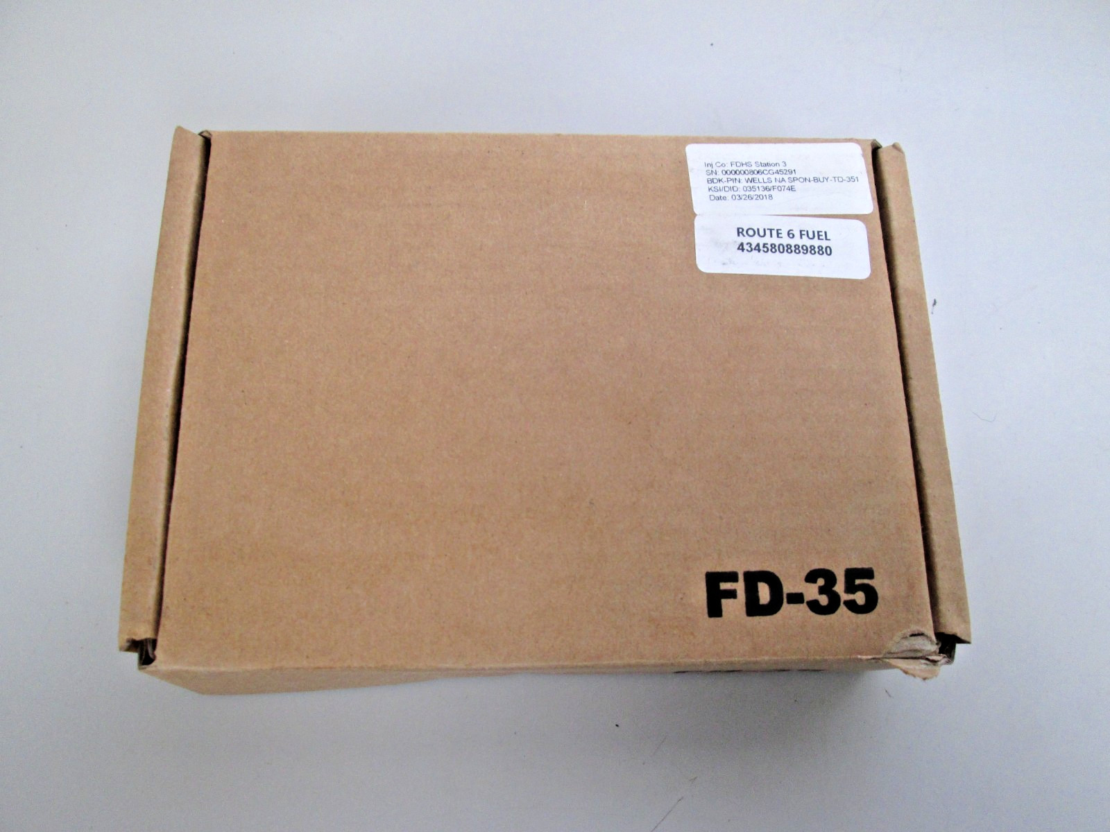 XAC FIRST DATA FD-35 PIN PAD PCI 3.0 RATED 5 VDC 2015 CREDIT/DEBIT CARD READER