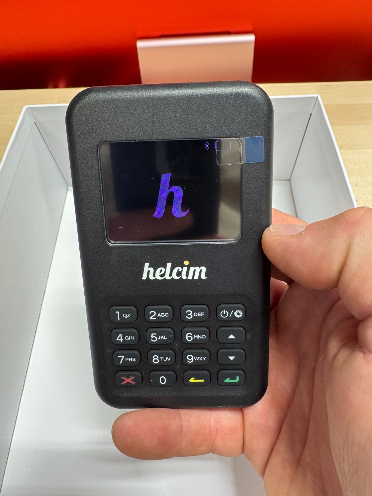 Helcim Wisepad 3 Model WPC32 Untested POS Card Reader Farmers Market Remote