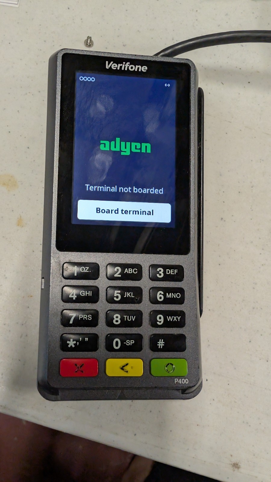 Verifone P400 Plus Adyen Credit Card Terminal