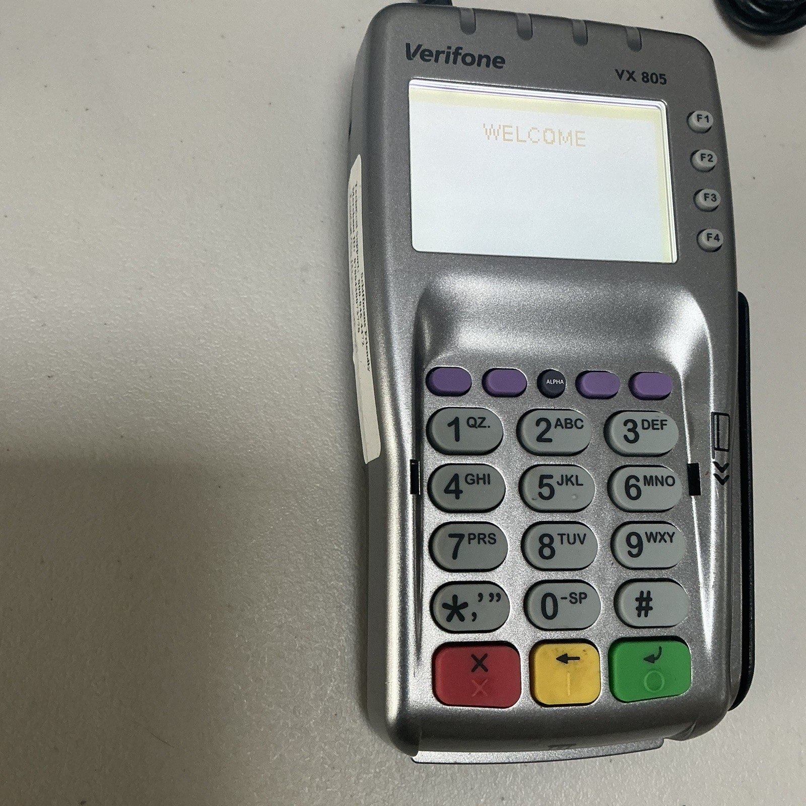 Verifone VX-805 Card Reader 160mb Keypad clean working USB