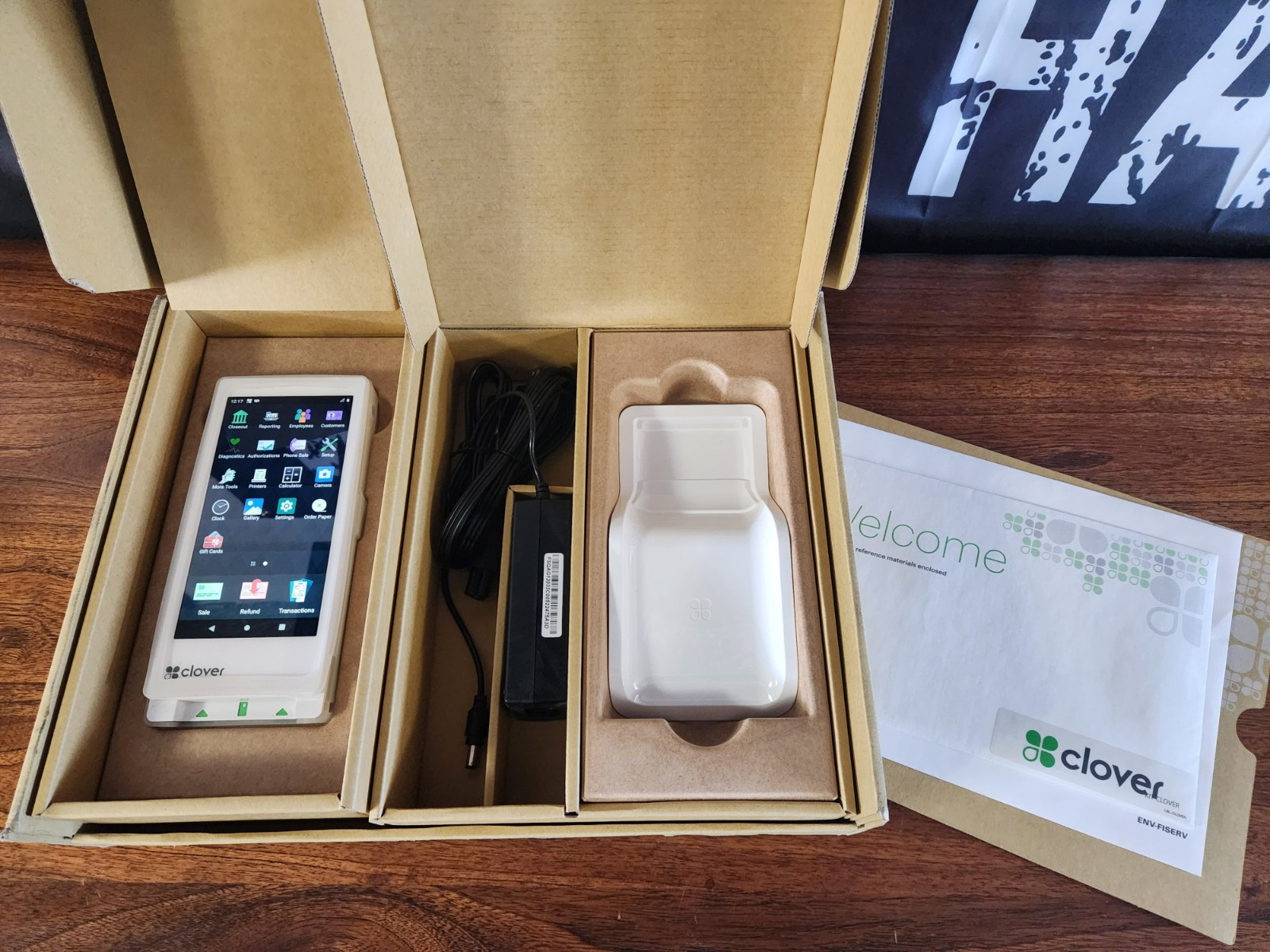 Clover Flex 3 Handheld Point Of Sale ( POS ) – c405 With Receipt Paper
