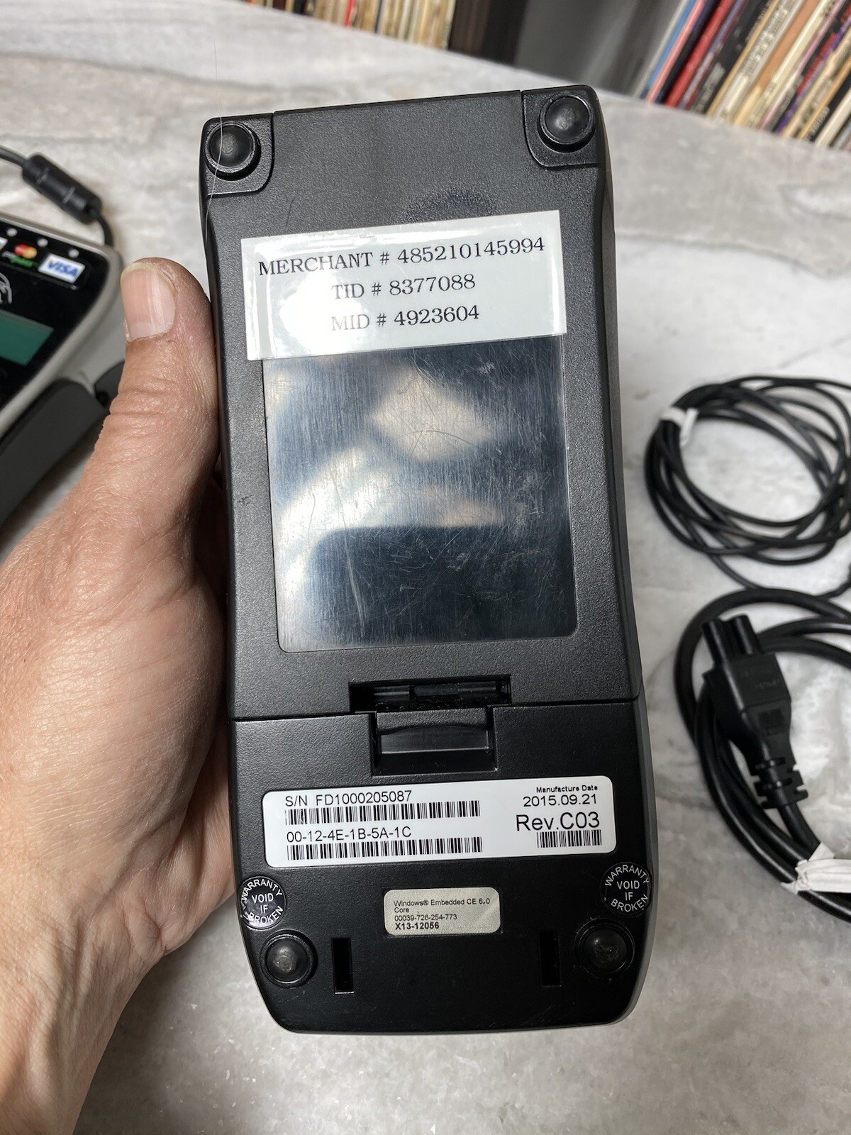 FIRST DATA FD-130 AND RP10 CREDIT CARD TERMINAL PIN PAD BUNDLE -FREE SHIPPING!