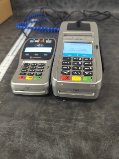 First Data FD130 DUO Credit Card Machine with FD35 EMV NFC PINpad – AC ADAPTER