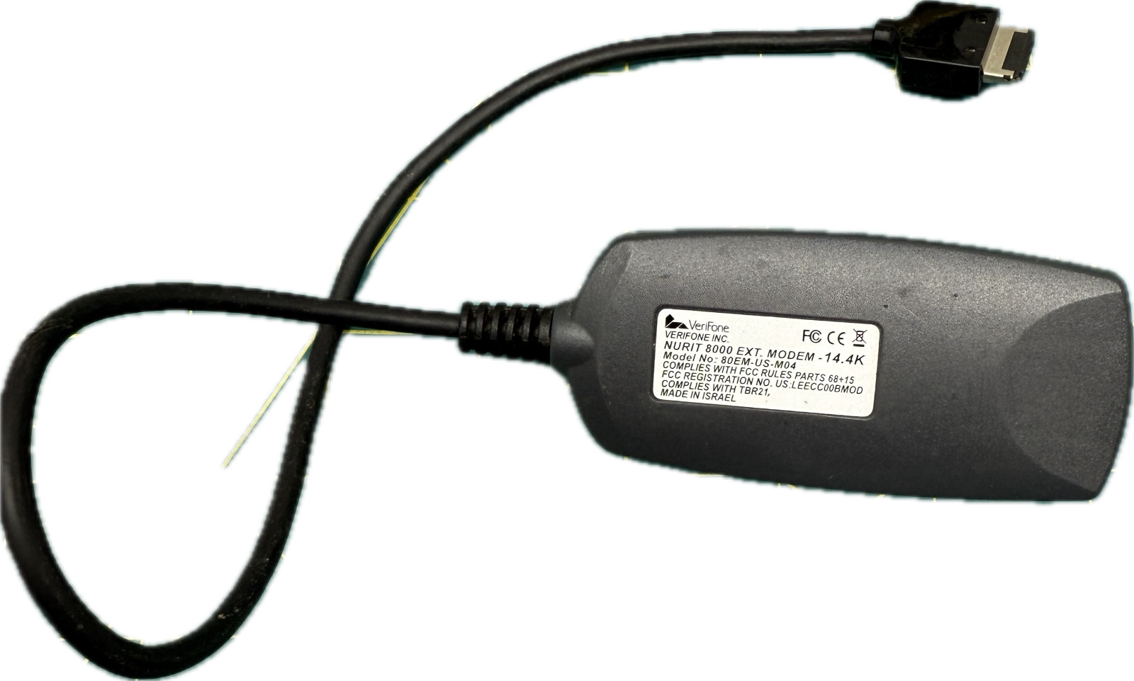 80EM-US-M04 External Dial Modem Dongle Nurit 8000 Ext Modem 14.4k