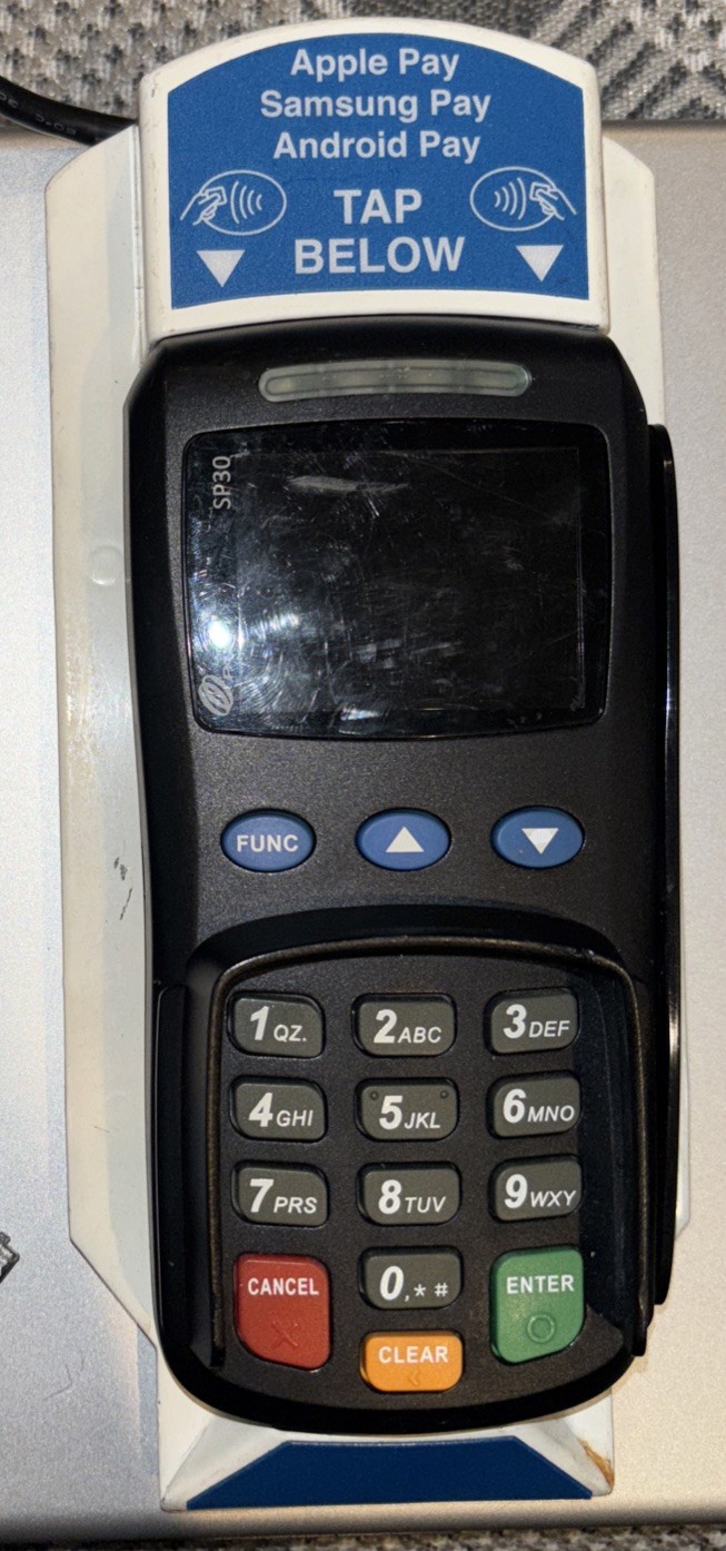 USED PAX SP30 EMV NFC MonoCable PINpad connects to PAX S80/ A80 -CRLTN500