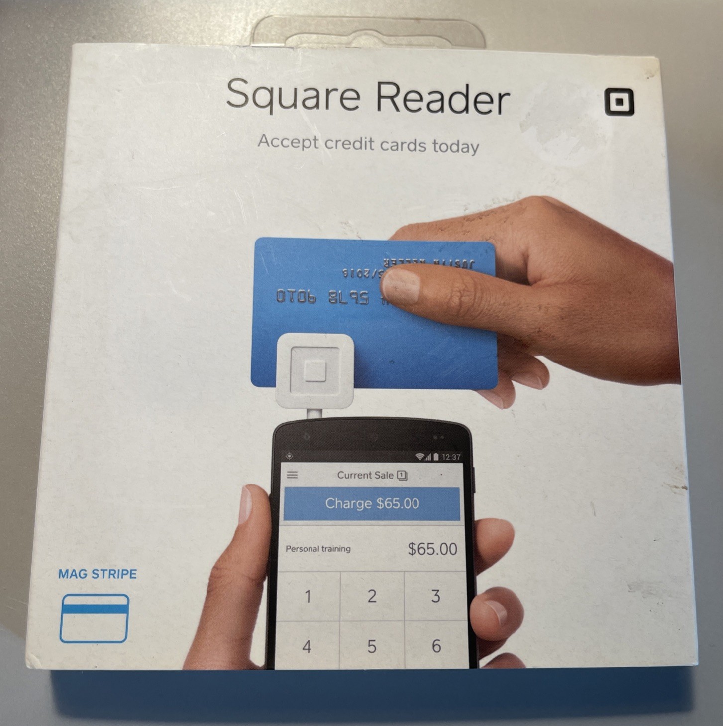 Square Reader Magstripe Credit Card Reader for iPhone iPad Android New Sealed