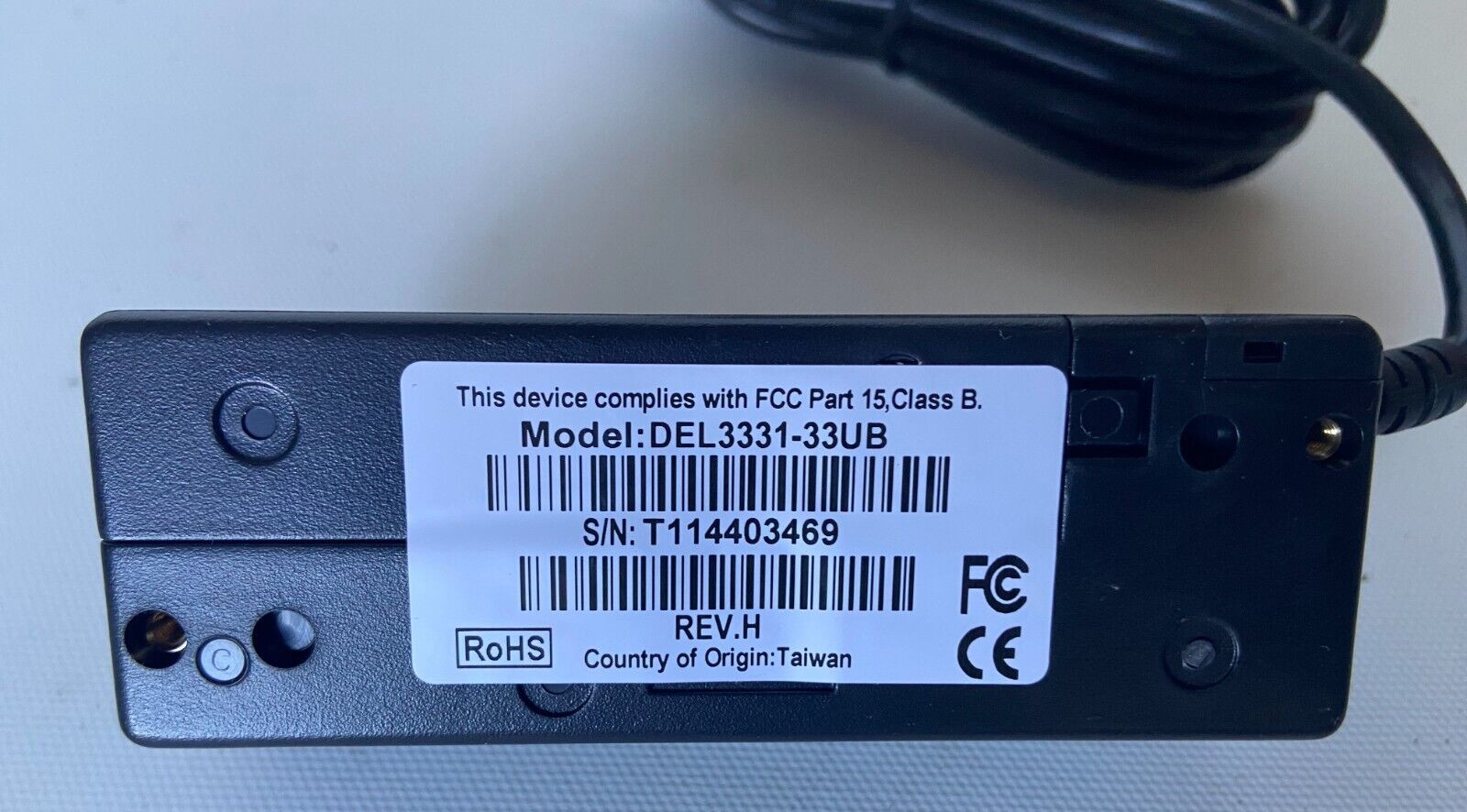 ID Tech MiniMag Credit Card Reader (USB) DEL3331-33UB