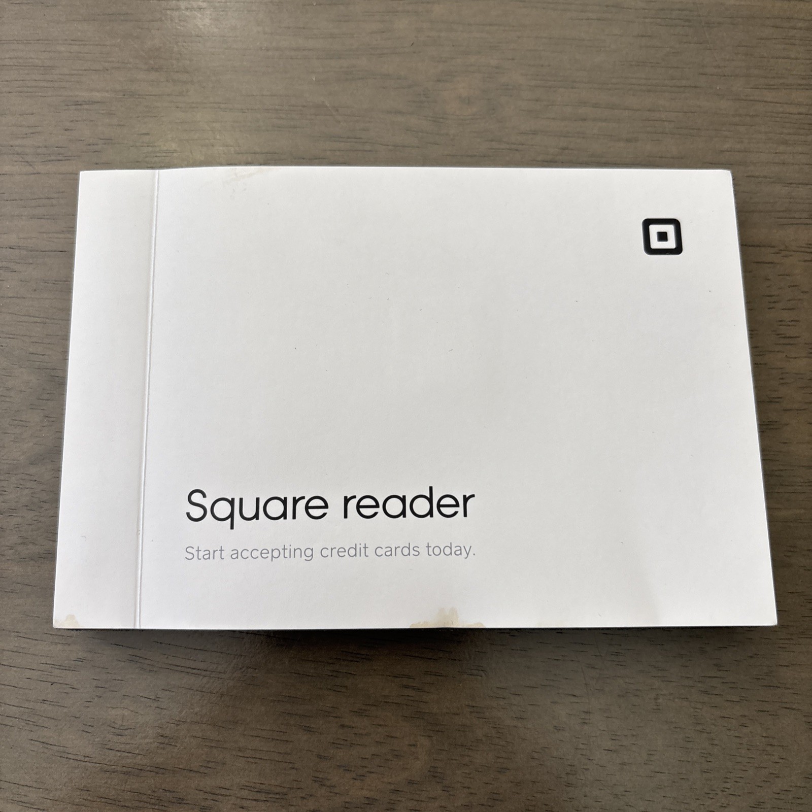 Credit Card Reader Chip Machine for Apple Or Android Phones Square® OPEN BOX