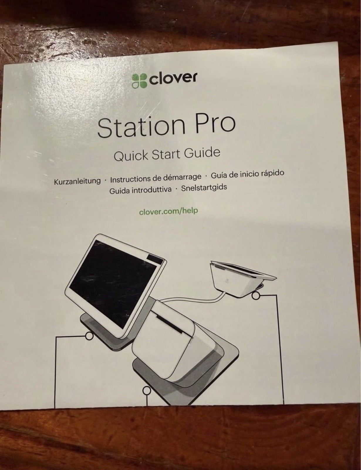Clover Station Pro POS System C503 w/ S503 Printer & P500