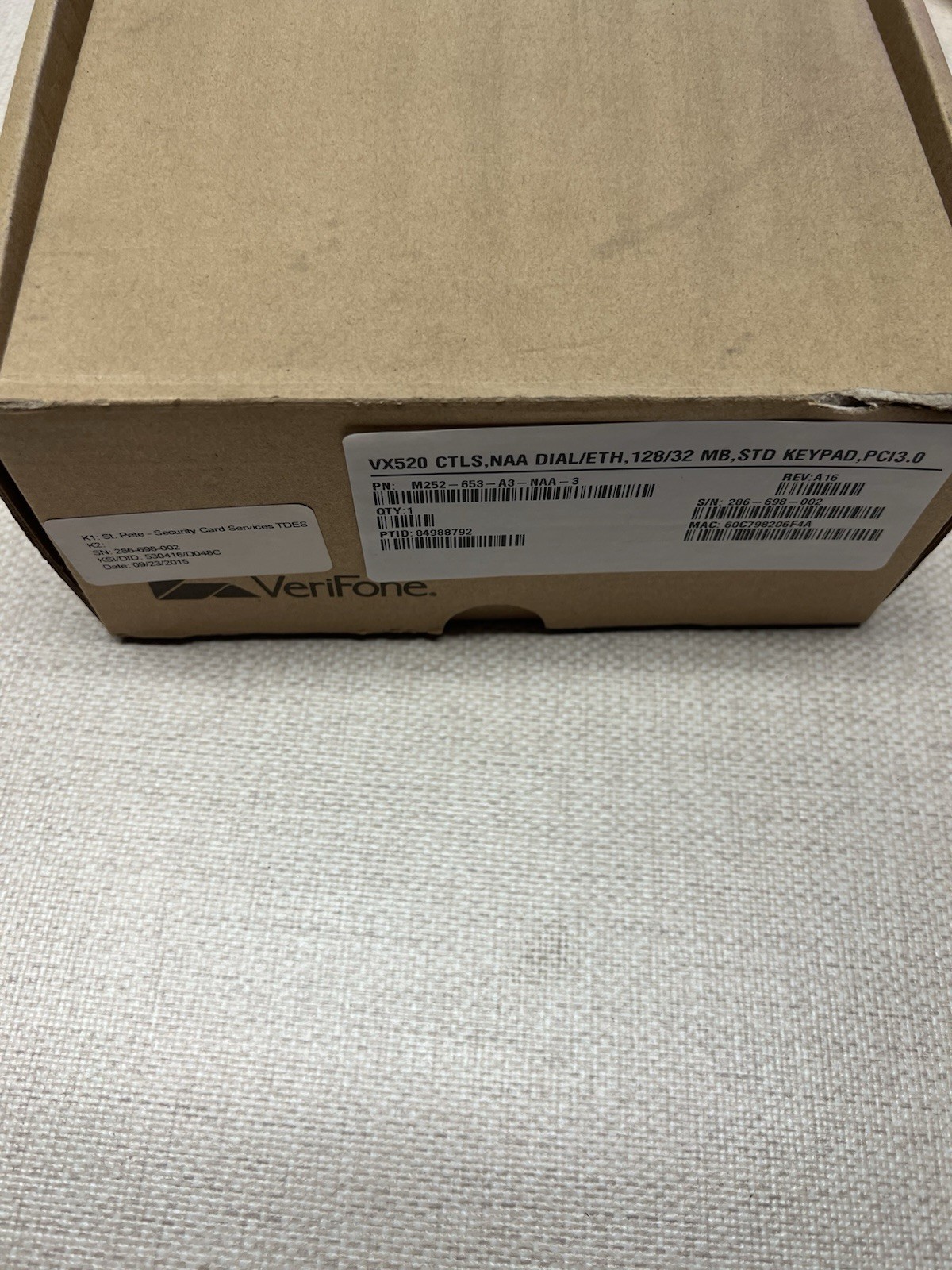 Verifone Vx510/Omni 3730 Credit Card Terminal