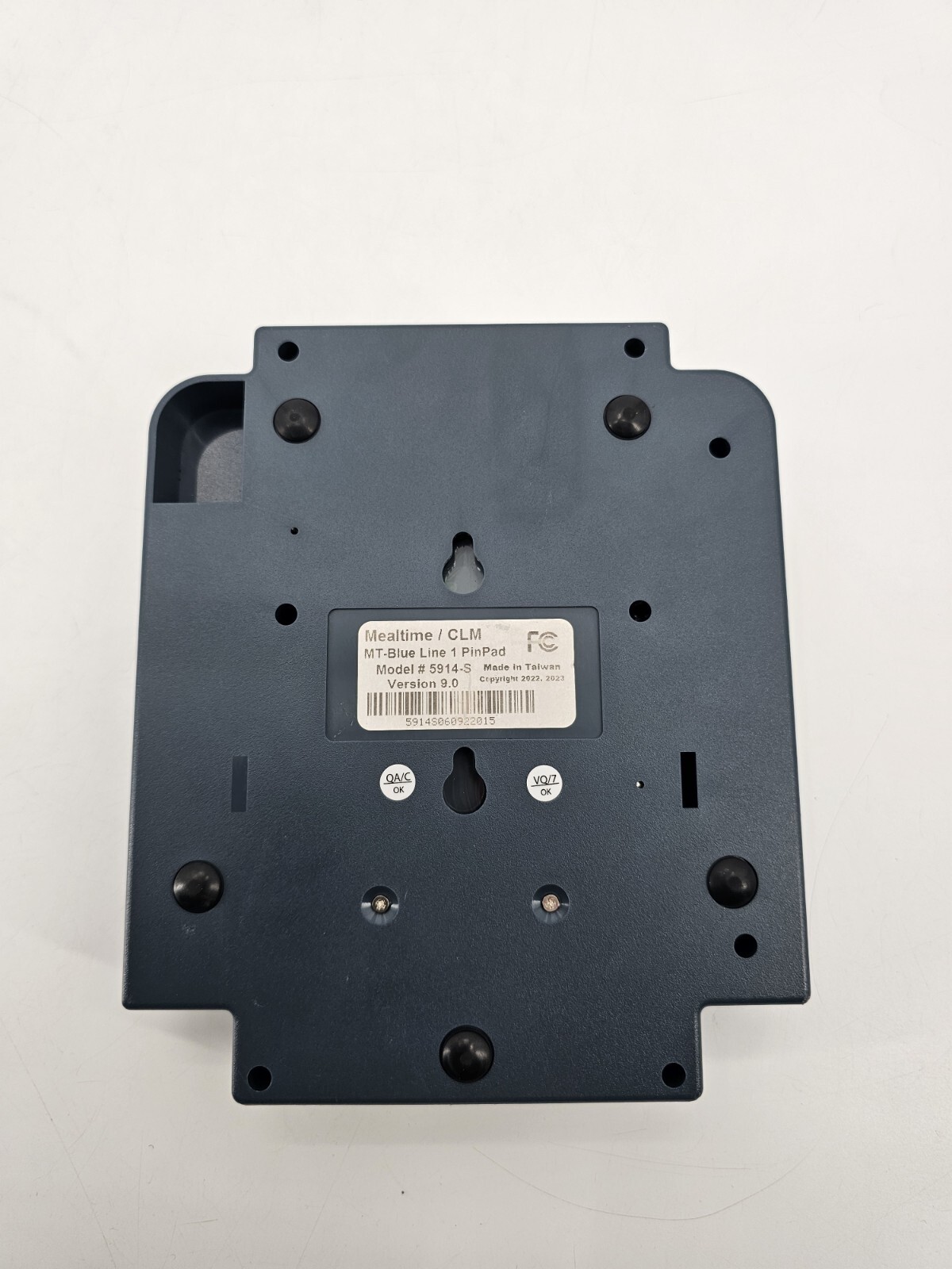 Mealtime / CLM MT-Blue Line 1 PinPad 5914-S Verion 9.0