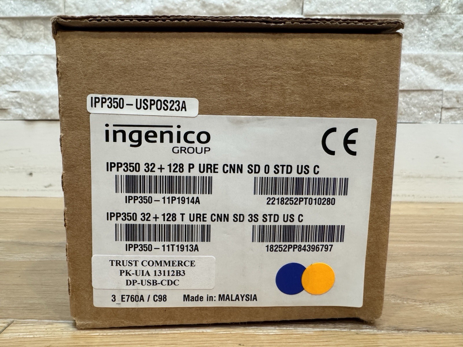 Ingenico IPP350 Credit Card Reader Terminal IPP350-11T1913A with Cable (NEW)