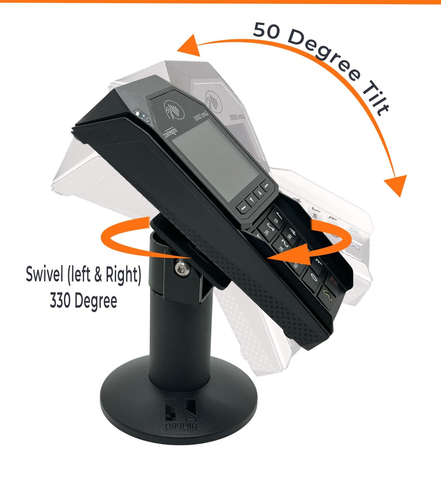 Point of Sale Swivel Stand for Ingenico Lane 3000, 3600, 5000, 7000, 8000, Ax…