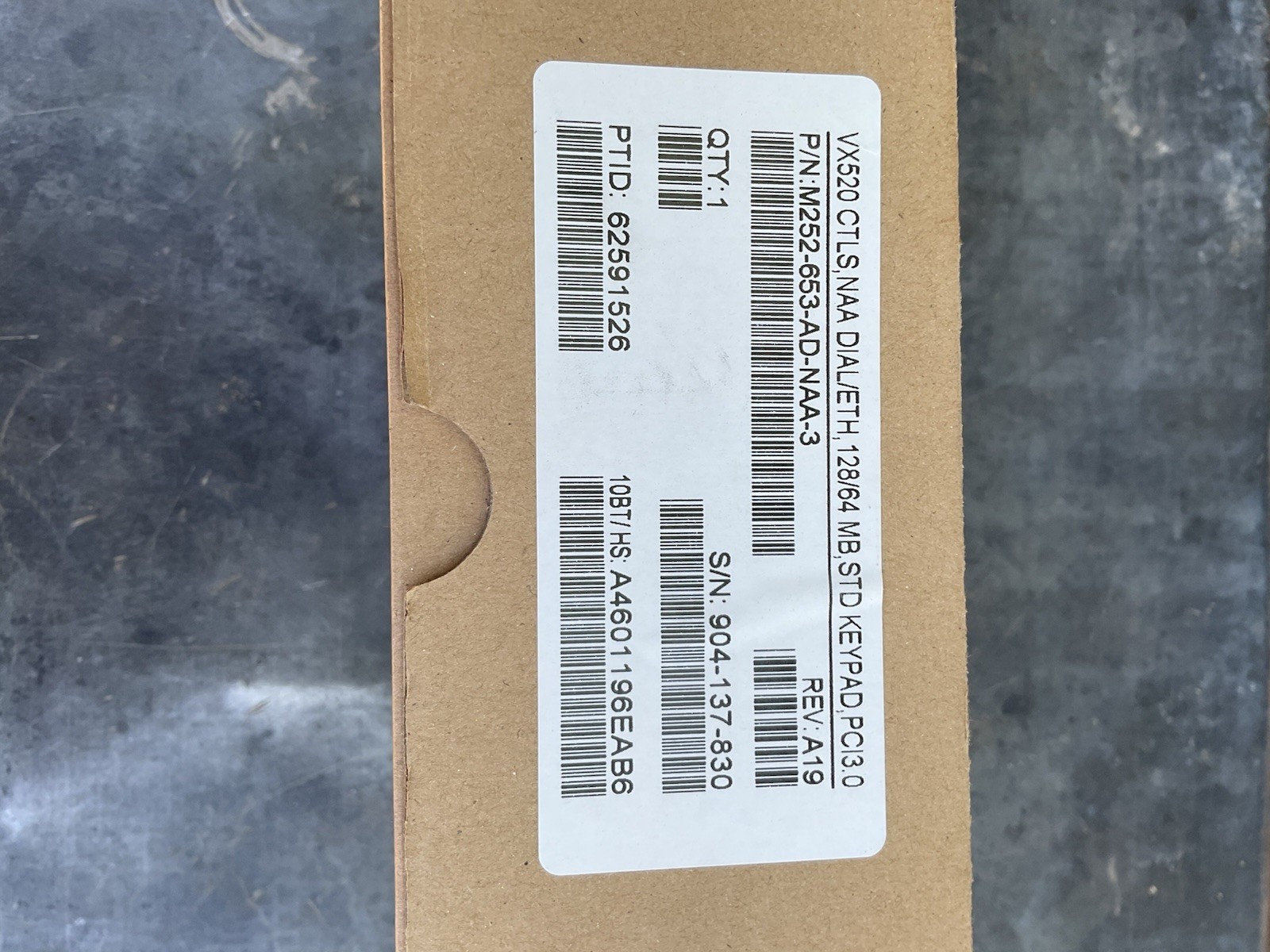 VeriFone VX 520 CTLS M252-653-AD-NAA-3