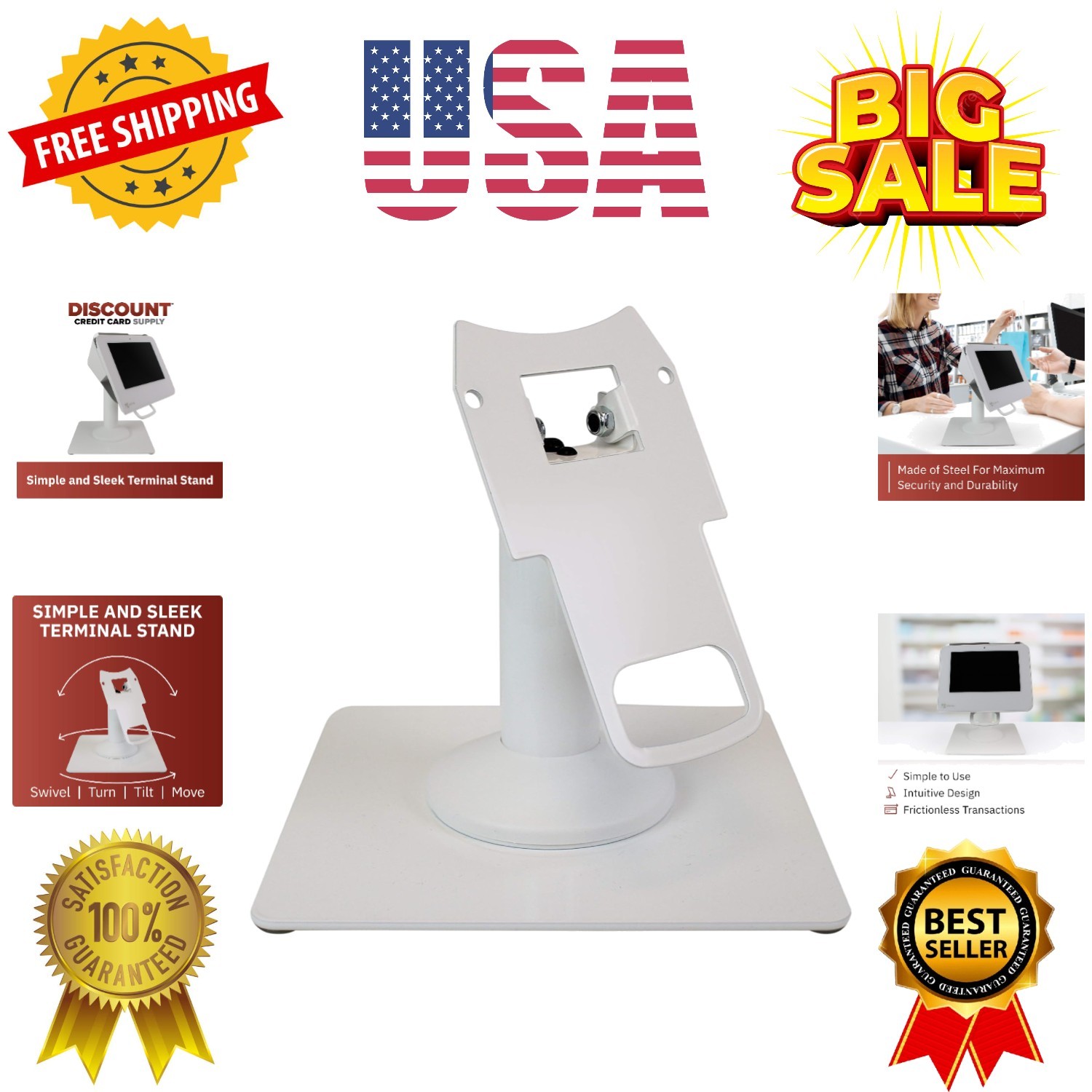 DCCStands Freestanding Swivel and Tilt Clover Mini/Clover Mini 3 Terminal Stand