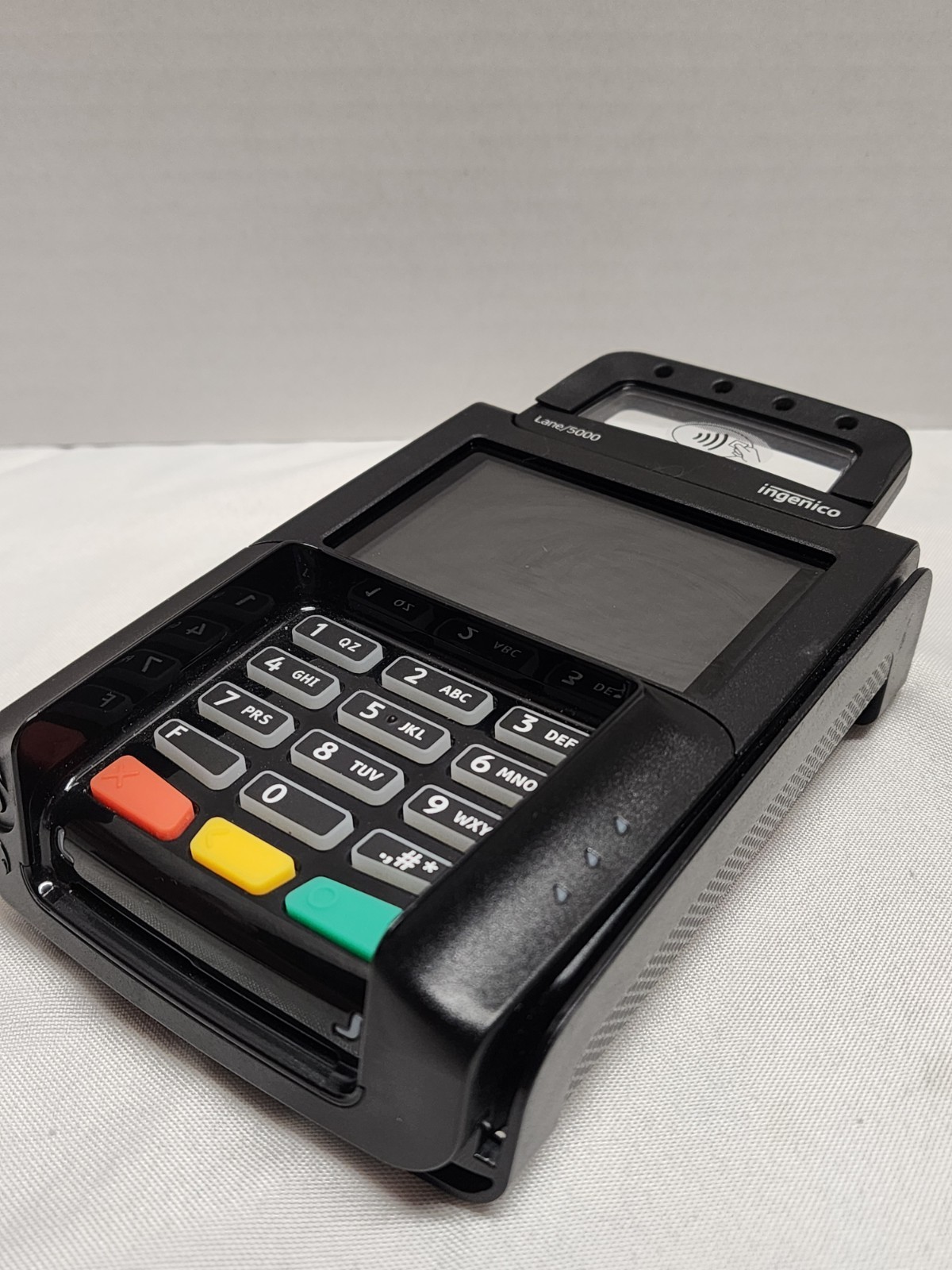 Ingenico Lane 5000 Credit Card Reader Point of Sale System. UNTESTED