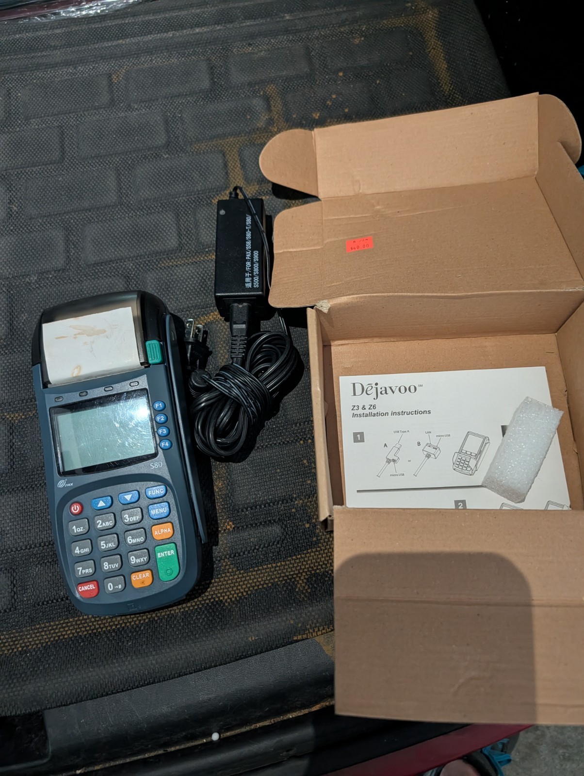 Dejavoo Z6 Mobile Payment Terminal VEGA3000 3.5in