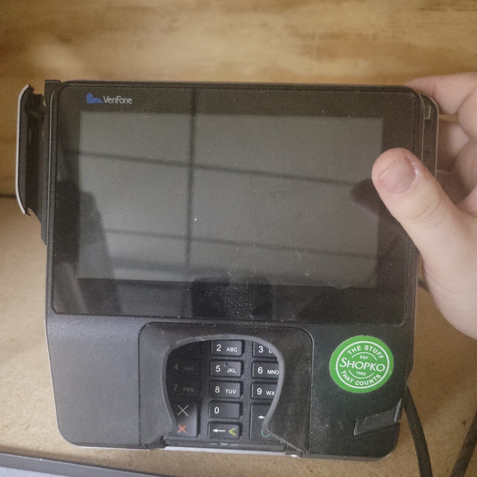 VeriFone MX925 w/ MX900-02 Ethernet Pinpad Payment Terminal