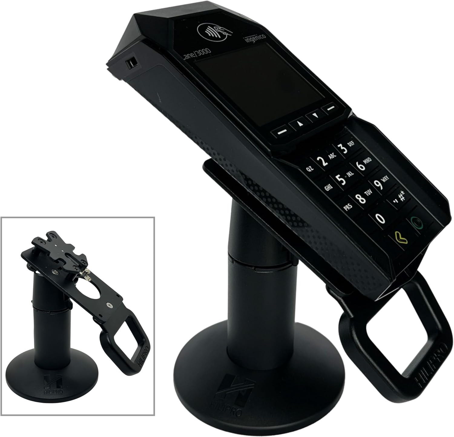Point of Sale Stand -Swivel Stand for Ingenico Lane 3000, 3600, 5000, 7000, 8000