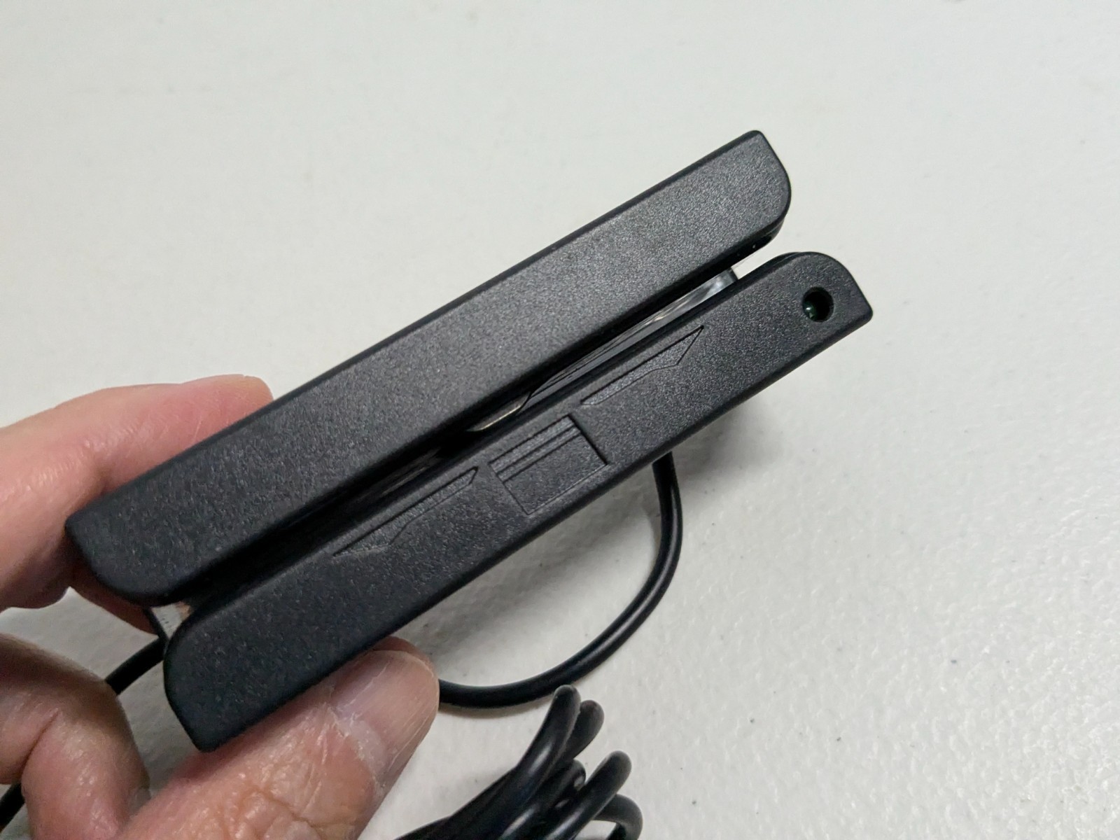 Deftun MSR90 USB Magnetic Stripe Card Reader 3-Track Credit Card Reader Open Box