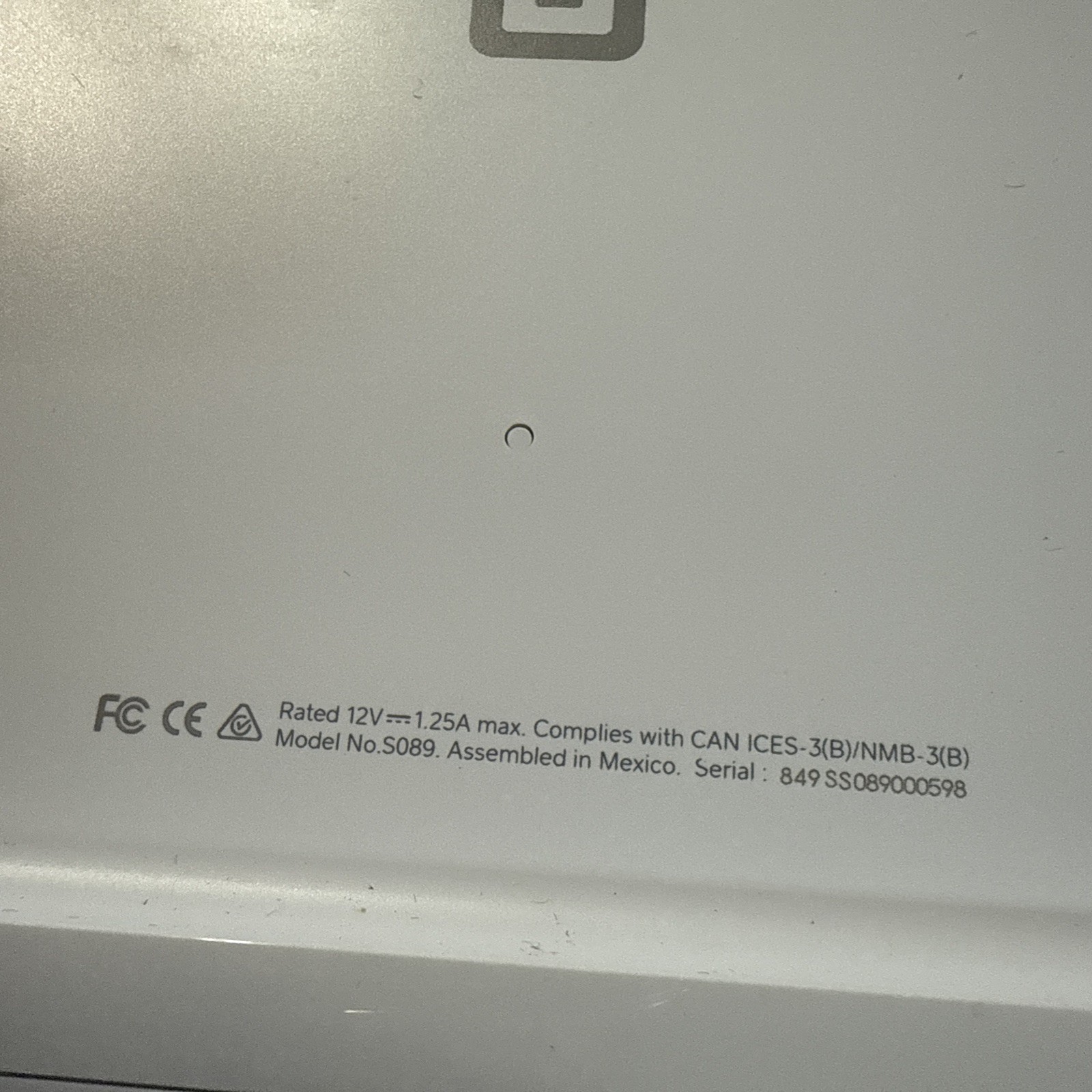 Square Register POS System -White Model S089