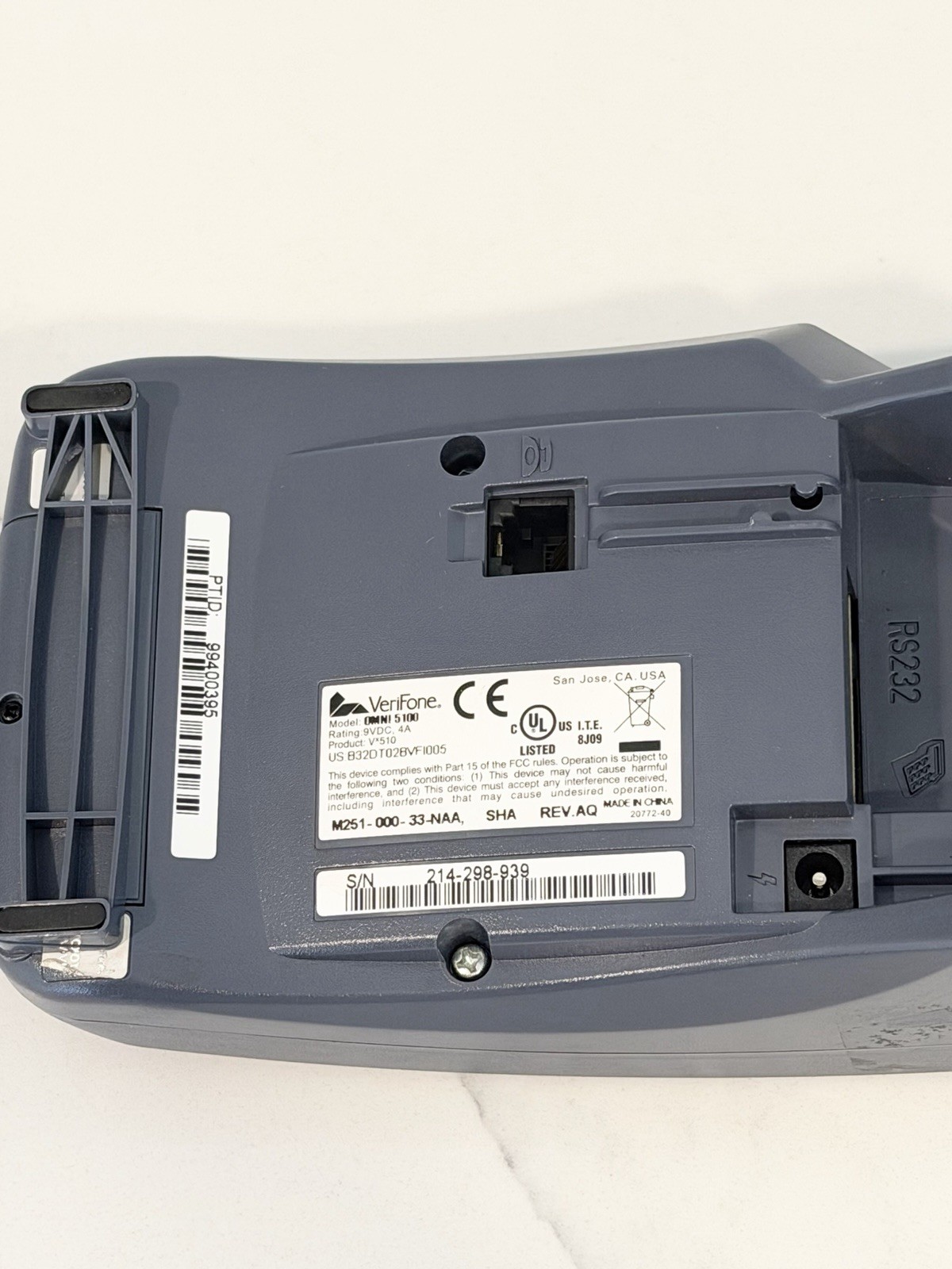 VeriFone VX510 POS Credit Card Terminal Tamper Detected Parts Repair