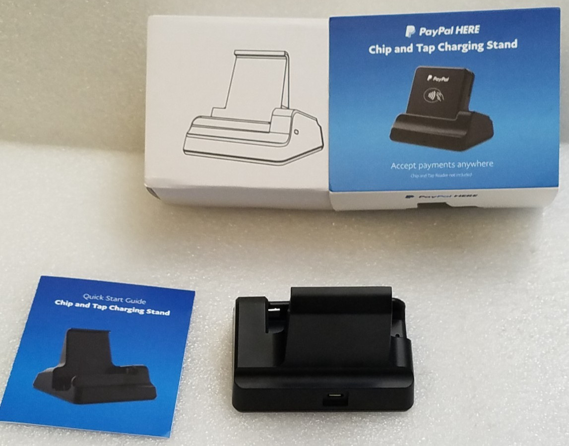 PAYPAL HERE RP457c-CRP8807A CHIP AND TAP CHARGING STAND
