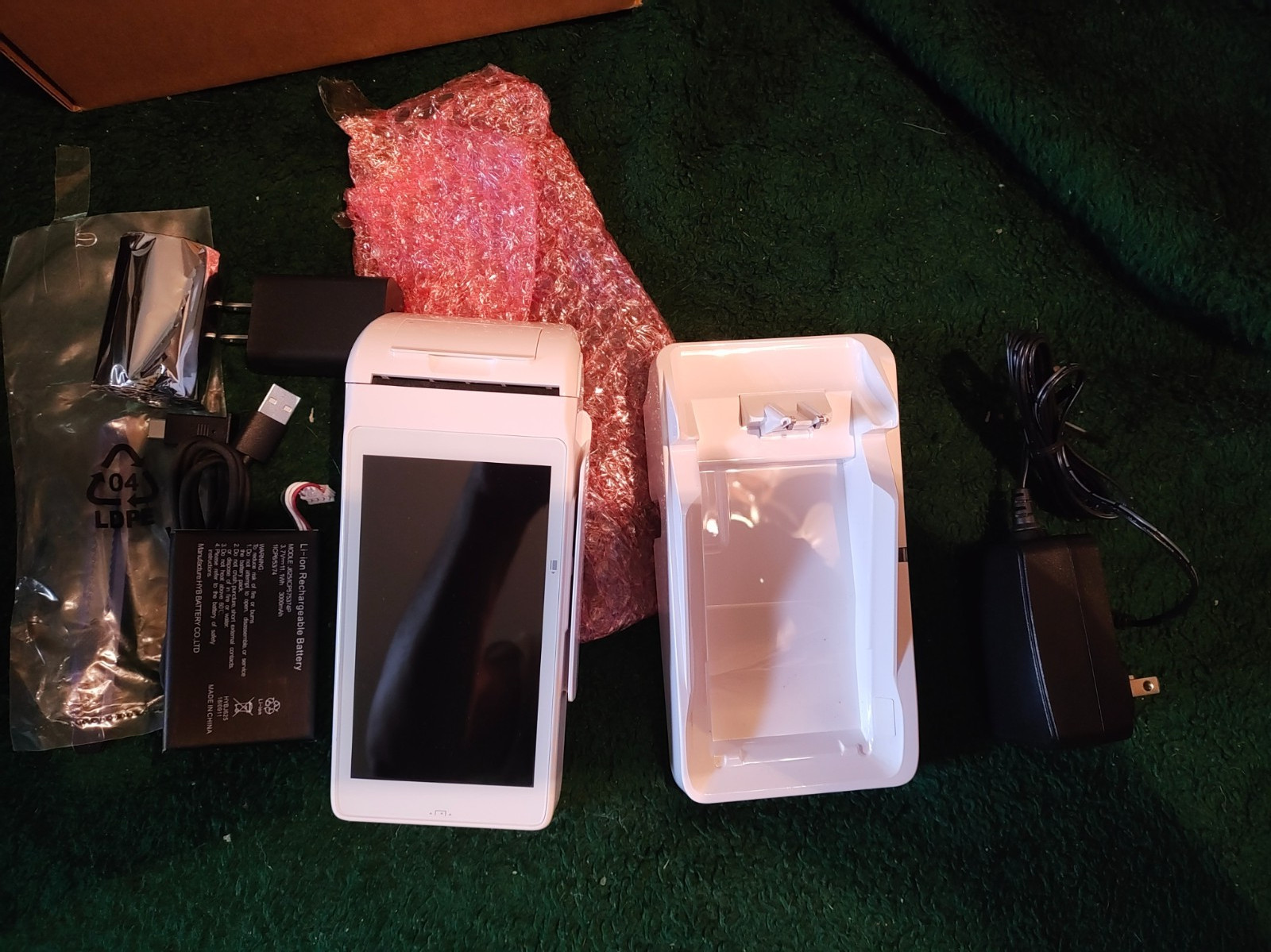 XAC Payment Terminal xCL_AT-150U & XAC XC60 Power Dock Complete Set New Open Box