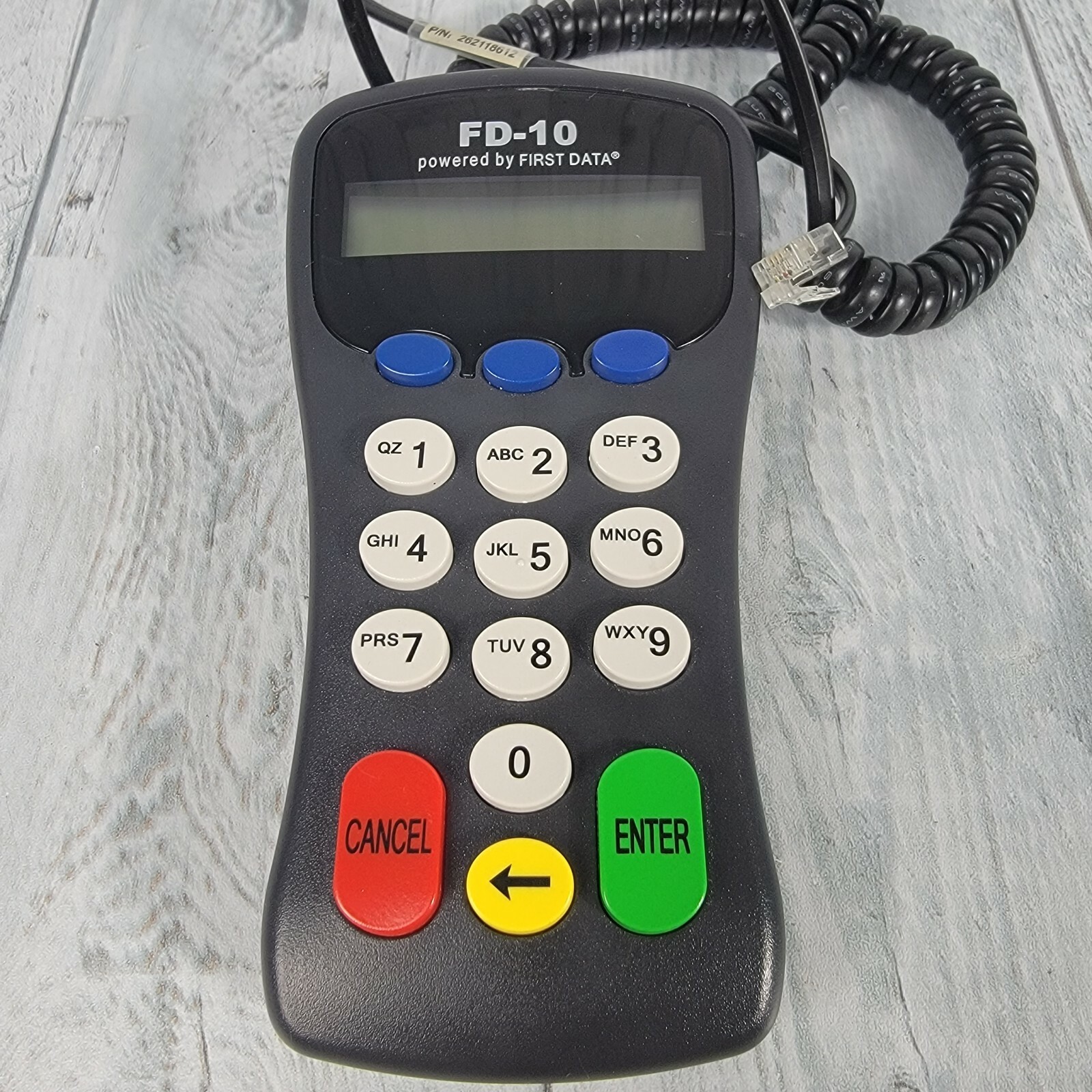 First Data FD100 POS credit Card terminal reader with fd10