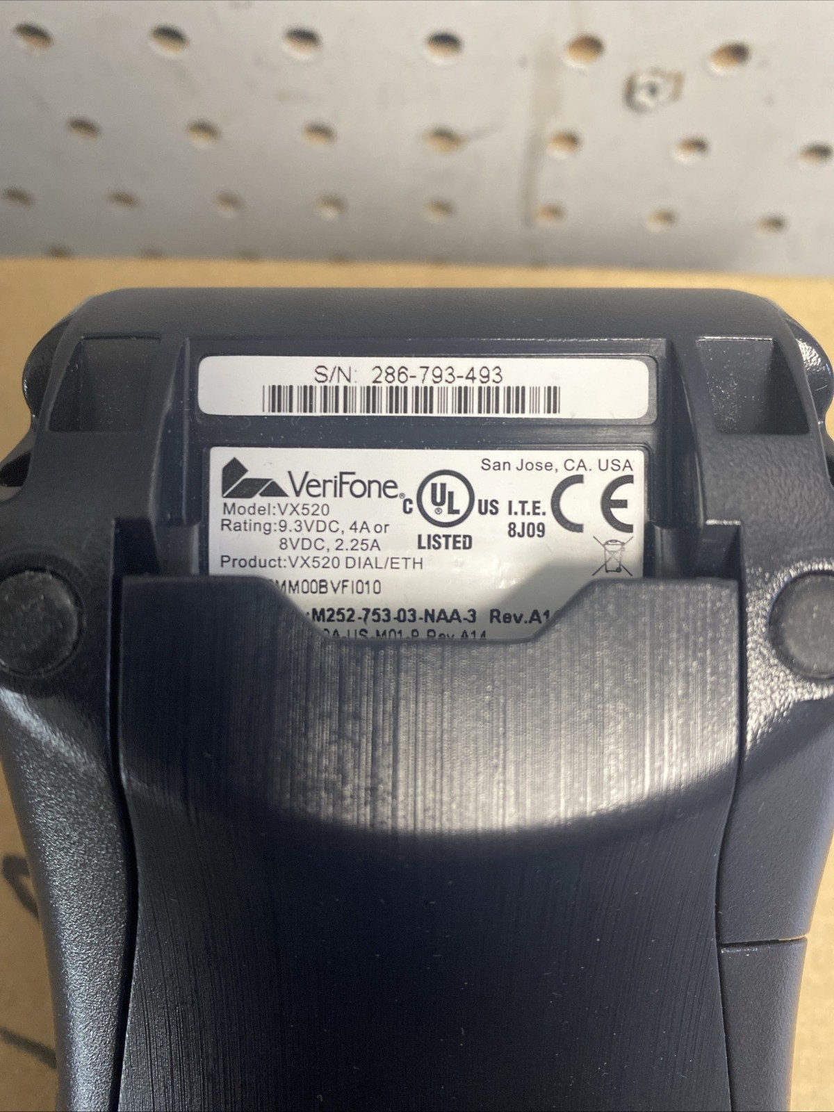 Verifone VX520 VX 520 Credit Card Machine Terminal Reader(No Power Cord)
