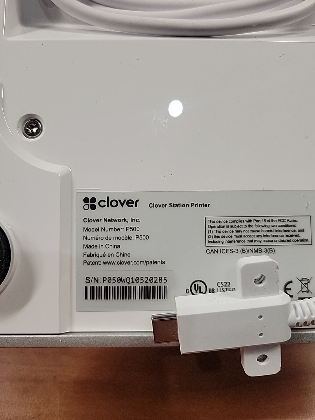 Clover Station P500 Receipt Printer