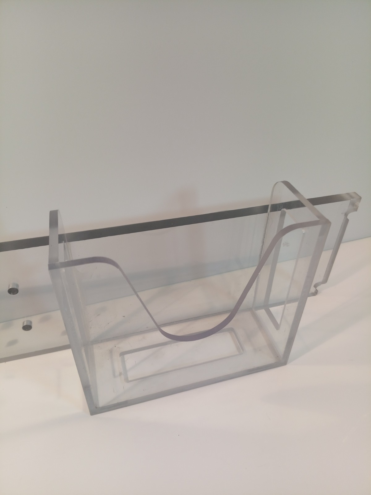 Replacement Clear Acrylic Side Pocket Mount for Parlevel POS Kiosk Terminal