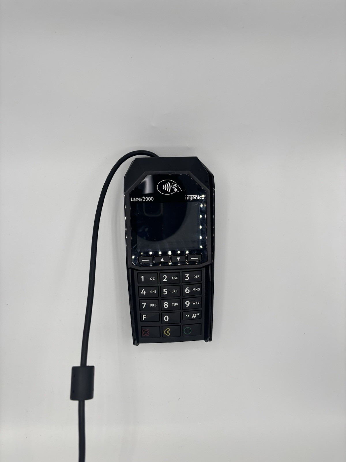 Ingenico Lane/3000 Payment Terminal NFC Touch with USB Cable Working