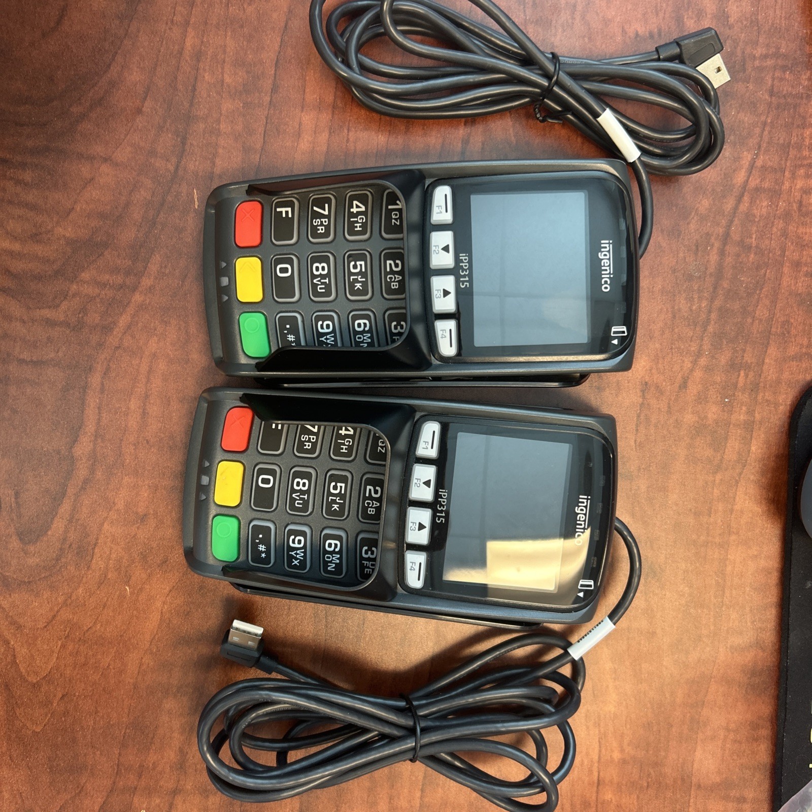 Lot of 7 Ingenico Card Payment Terminals Desk/3500 & iPP315 – AS-IS / For Parts