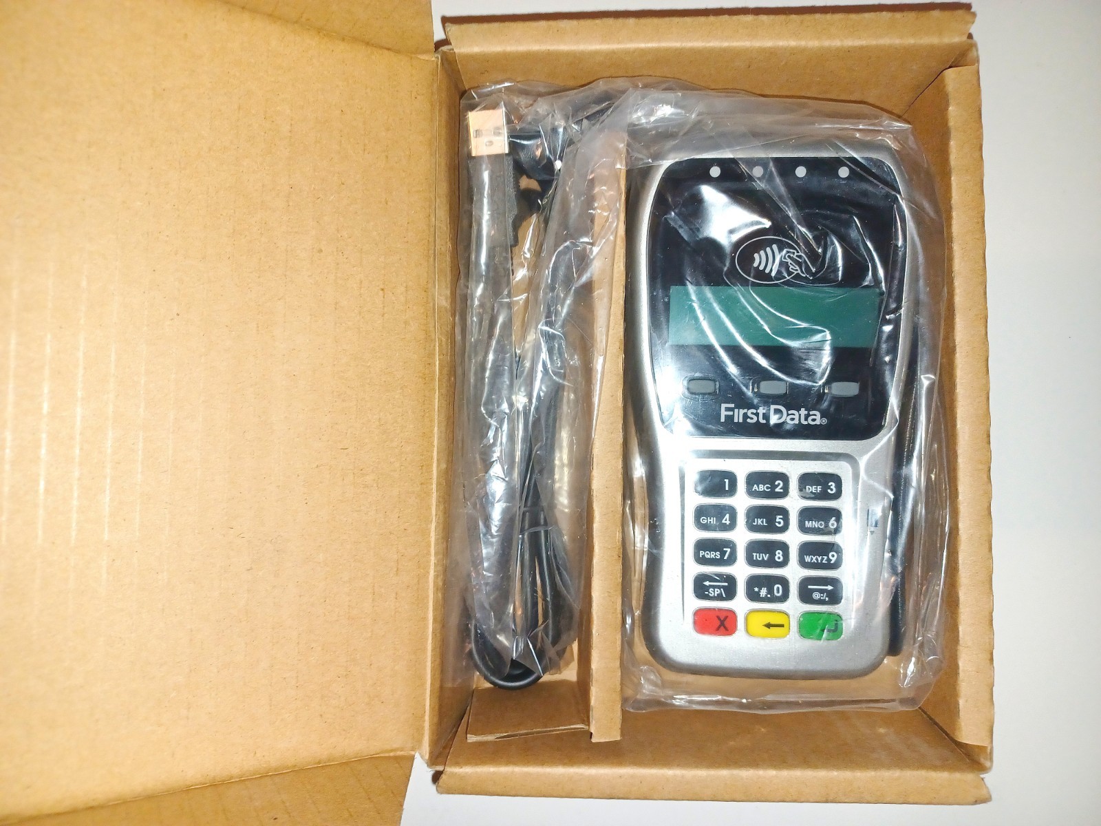 First Data FD-35 Pin Pad Credit Card Reader USB powered WORKING FREE SHIPPING