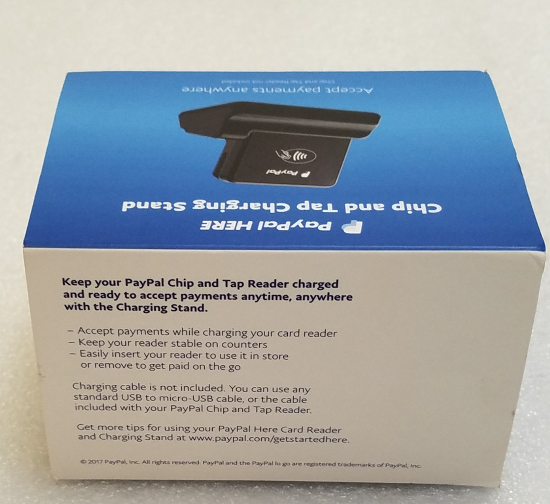 PAYPAL HERE RP457c-CRP8807A CHIP AND TAP CHARGING STAND