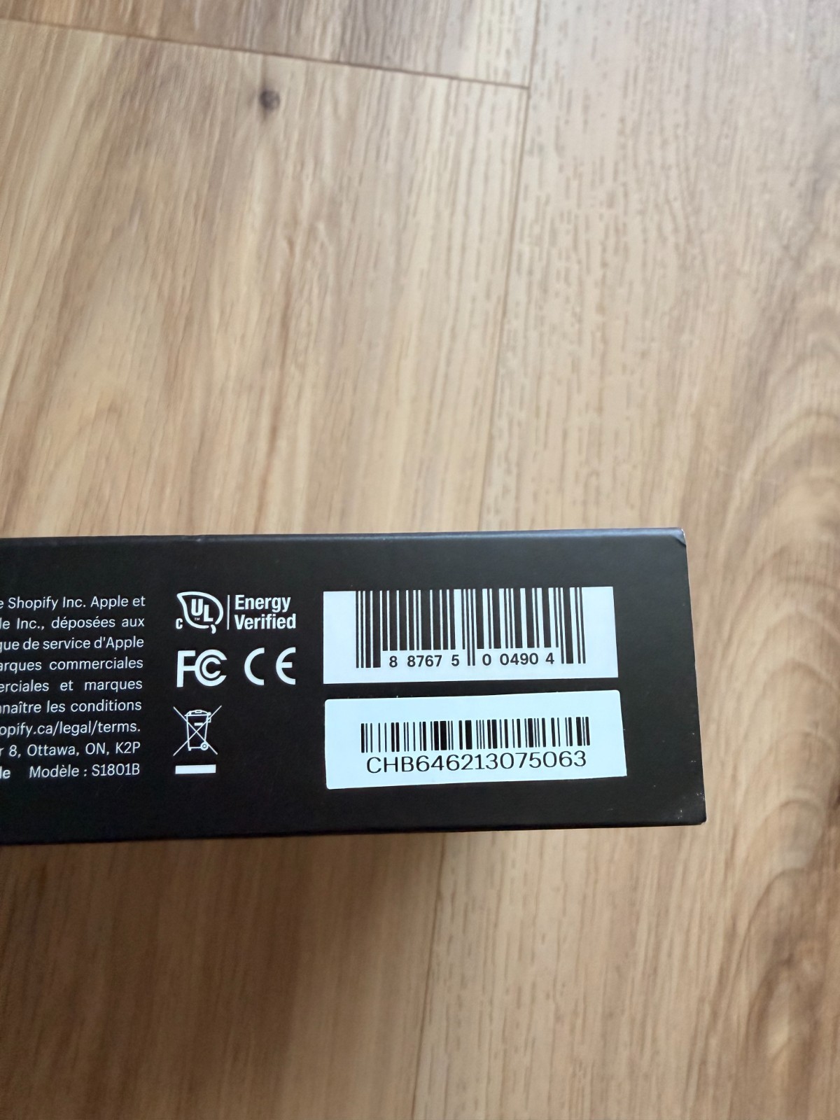 New Shopify Tap and Chip Card Reader S1801B