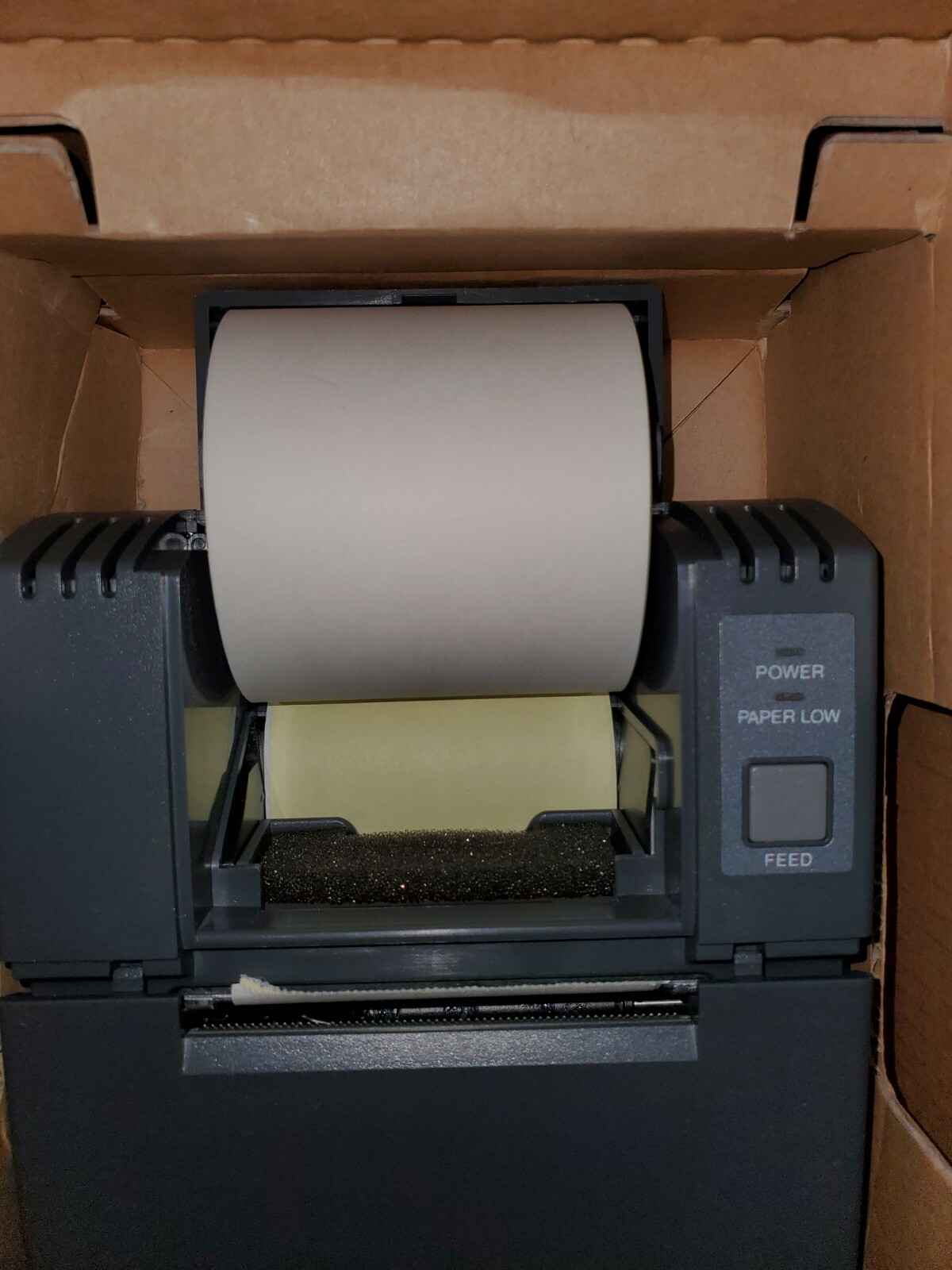 Verifone Credit Card Printer 900R With Power Supply & Paper – Serial 015-783-137