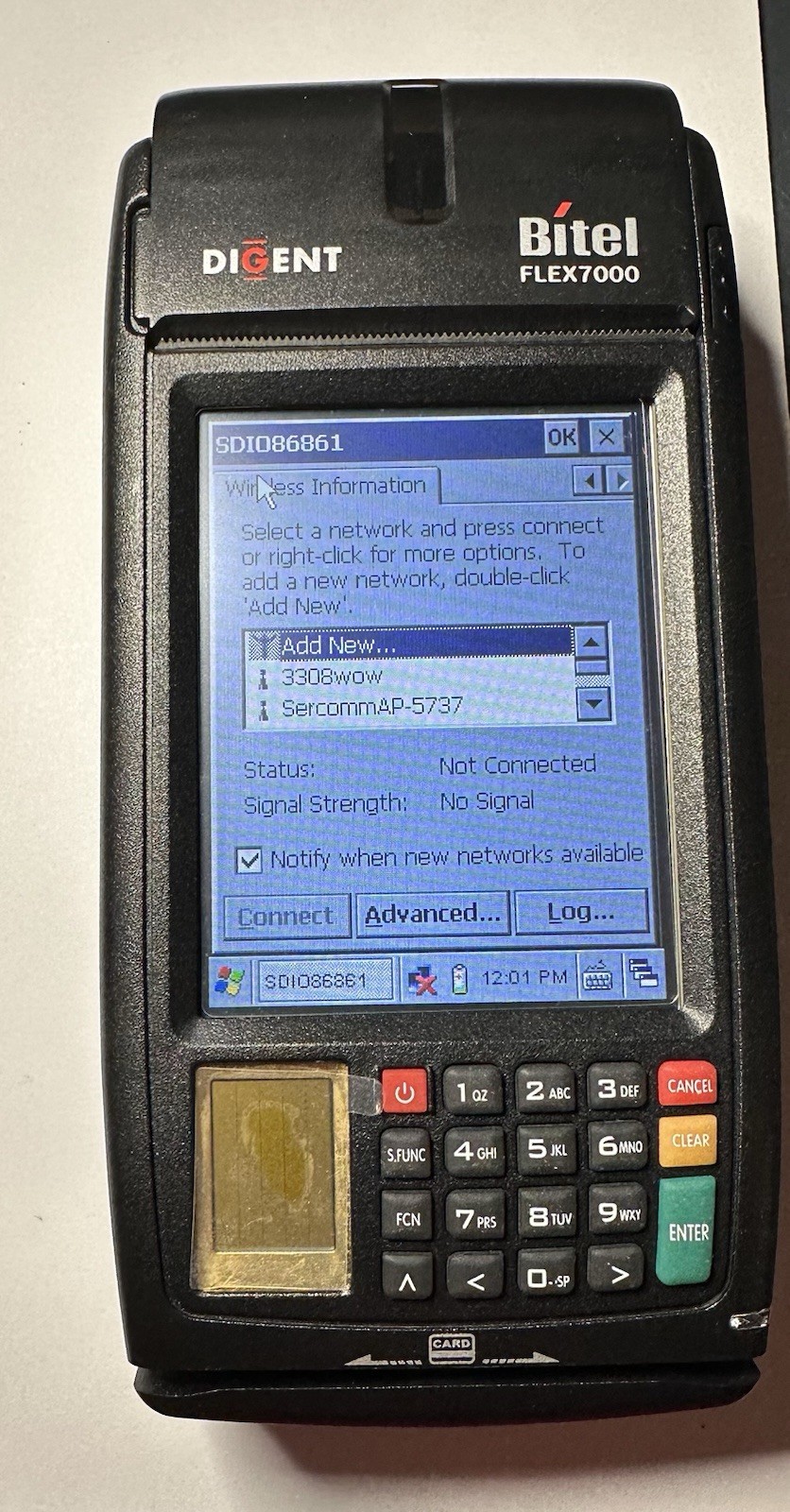 Lot of 5 Bitel Flex7000 POS Terminals – All Boot Windows Ce – New Old Stock